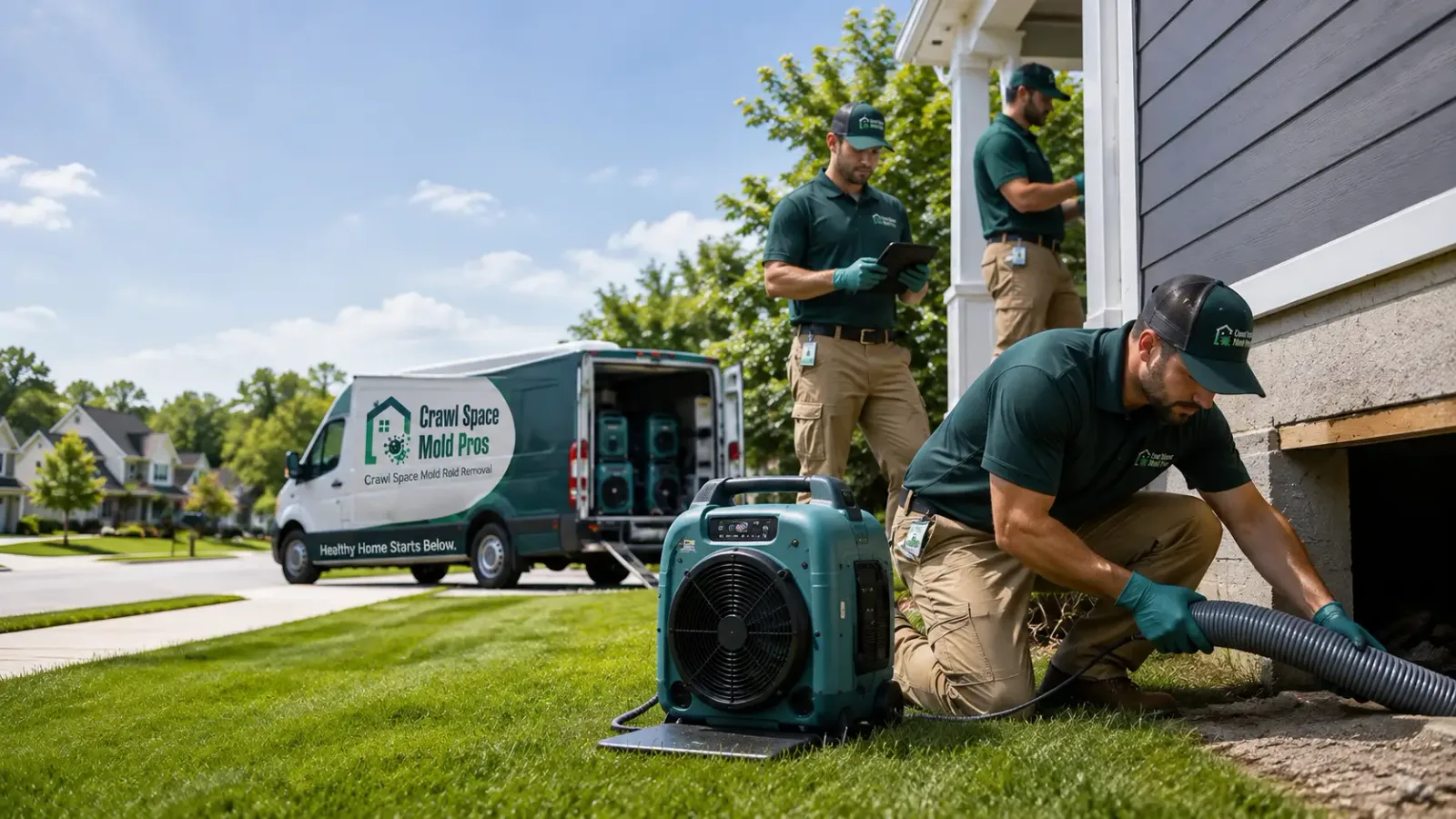 Crawl Space Mold Removal in Elsie, MI